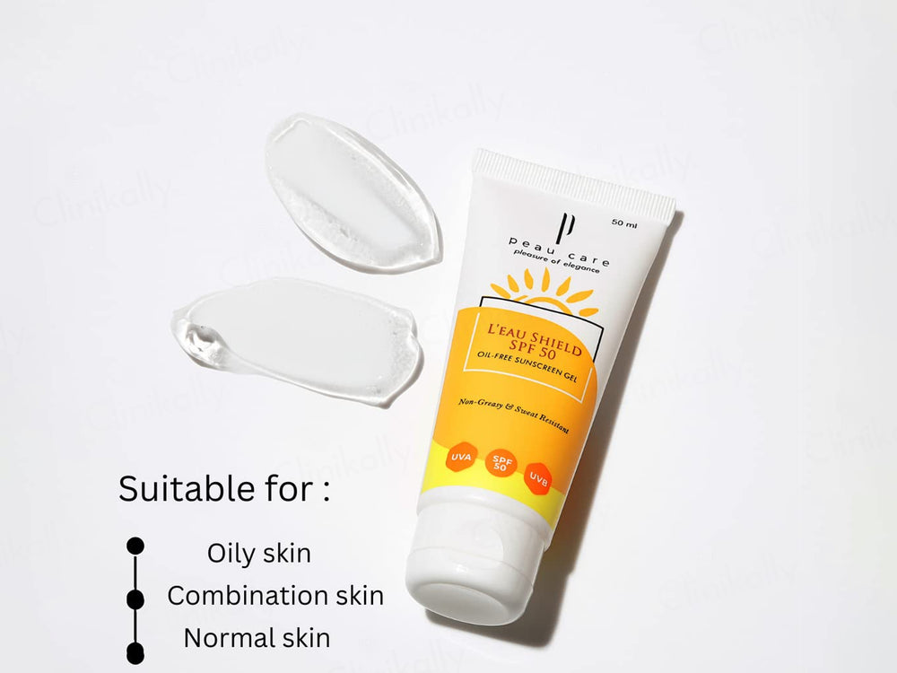 Peau Care L'eau Shield Oil Free Sunscreen Gel SPF 50