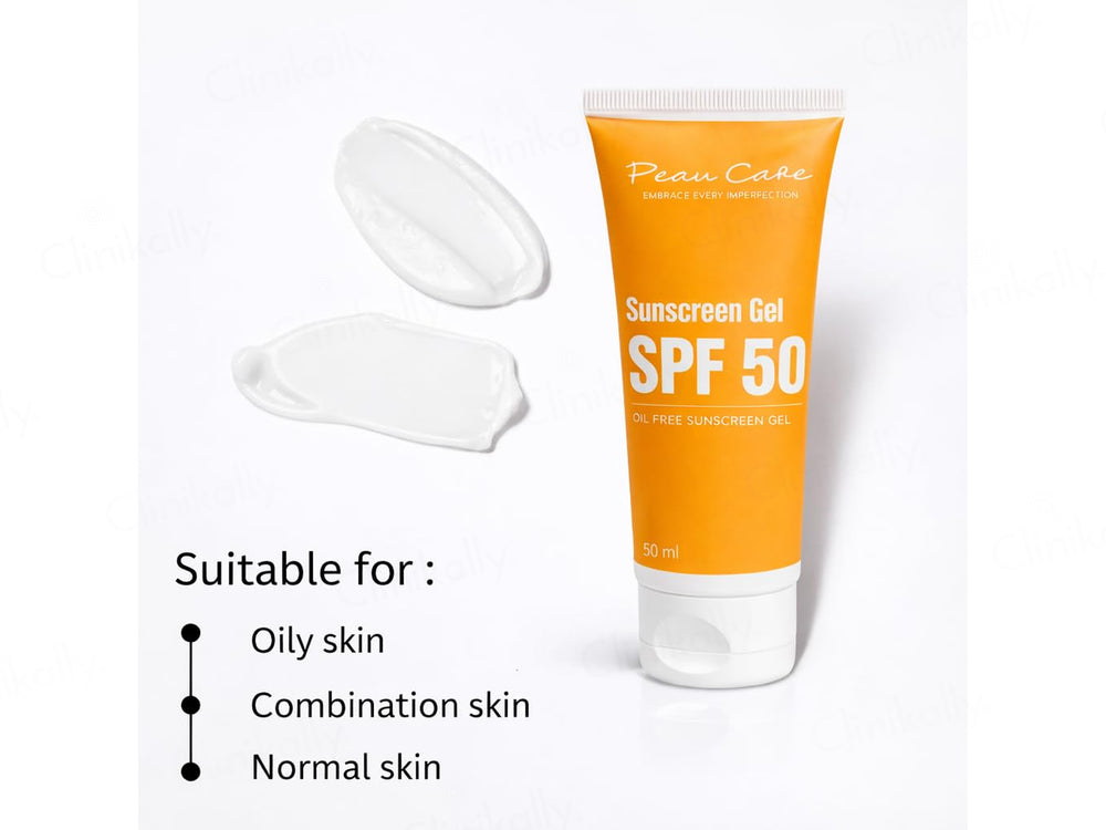 Peau Care Oil Free Sunscreen Gel SPF 50