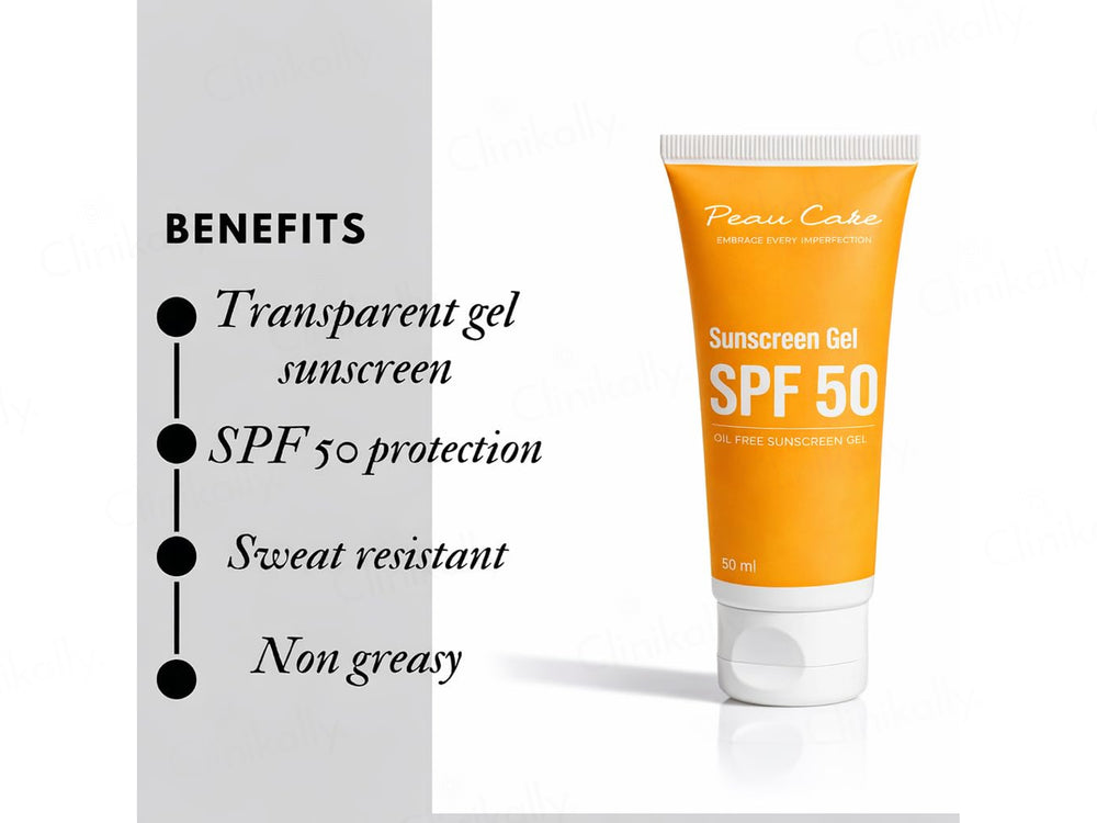 Peau Care Oil Free Sunscreen Gel SPF 50