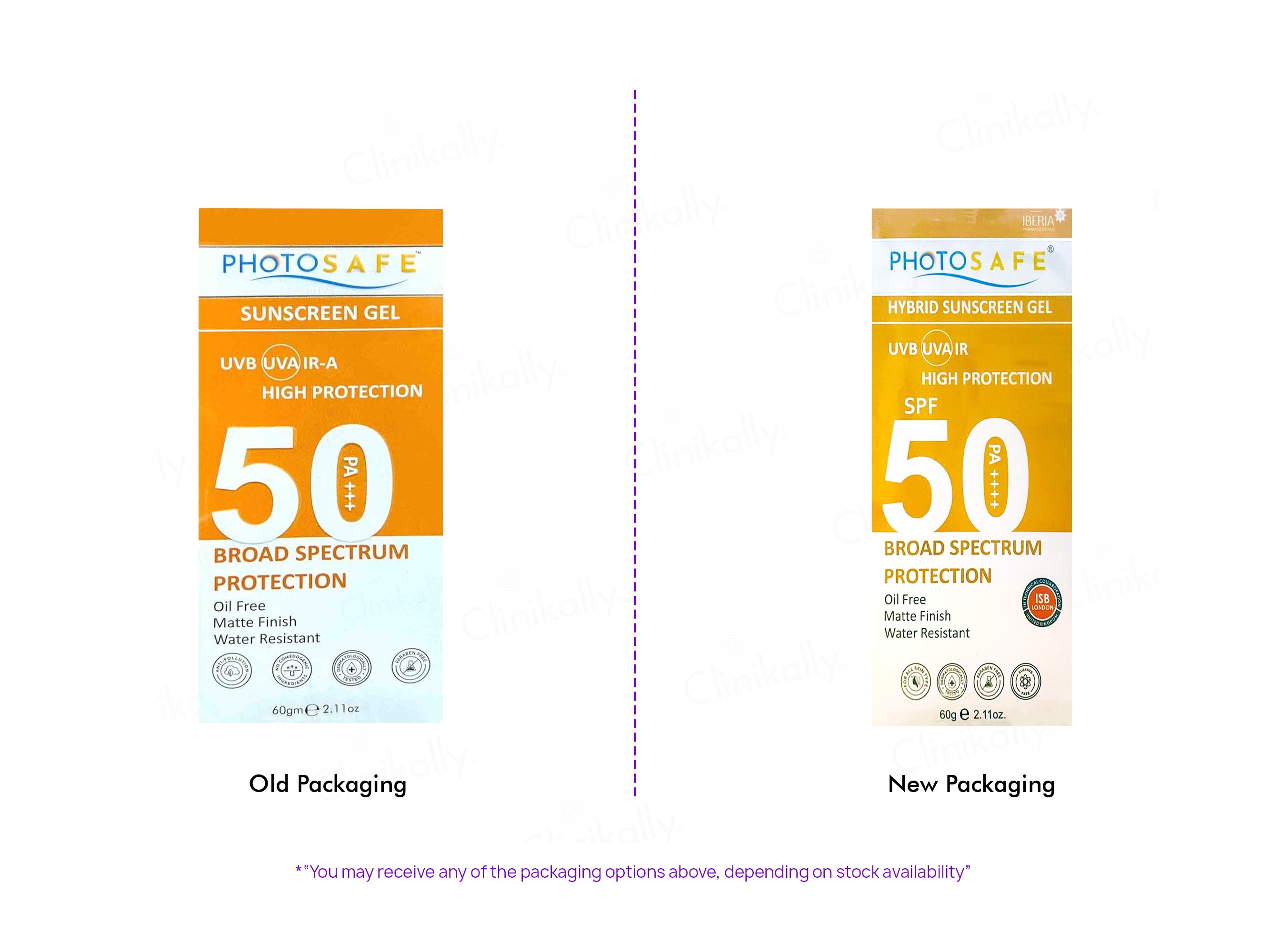 Photosafe Hybrid Broad Spectrum Sunscreen Gel SPF 50 PA++++