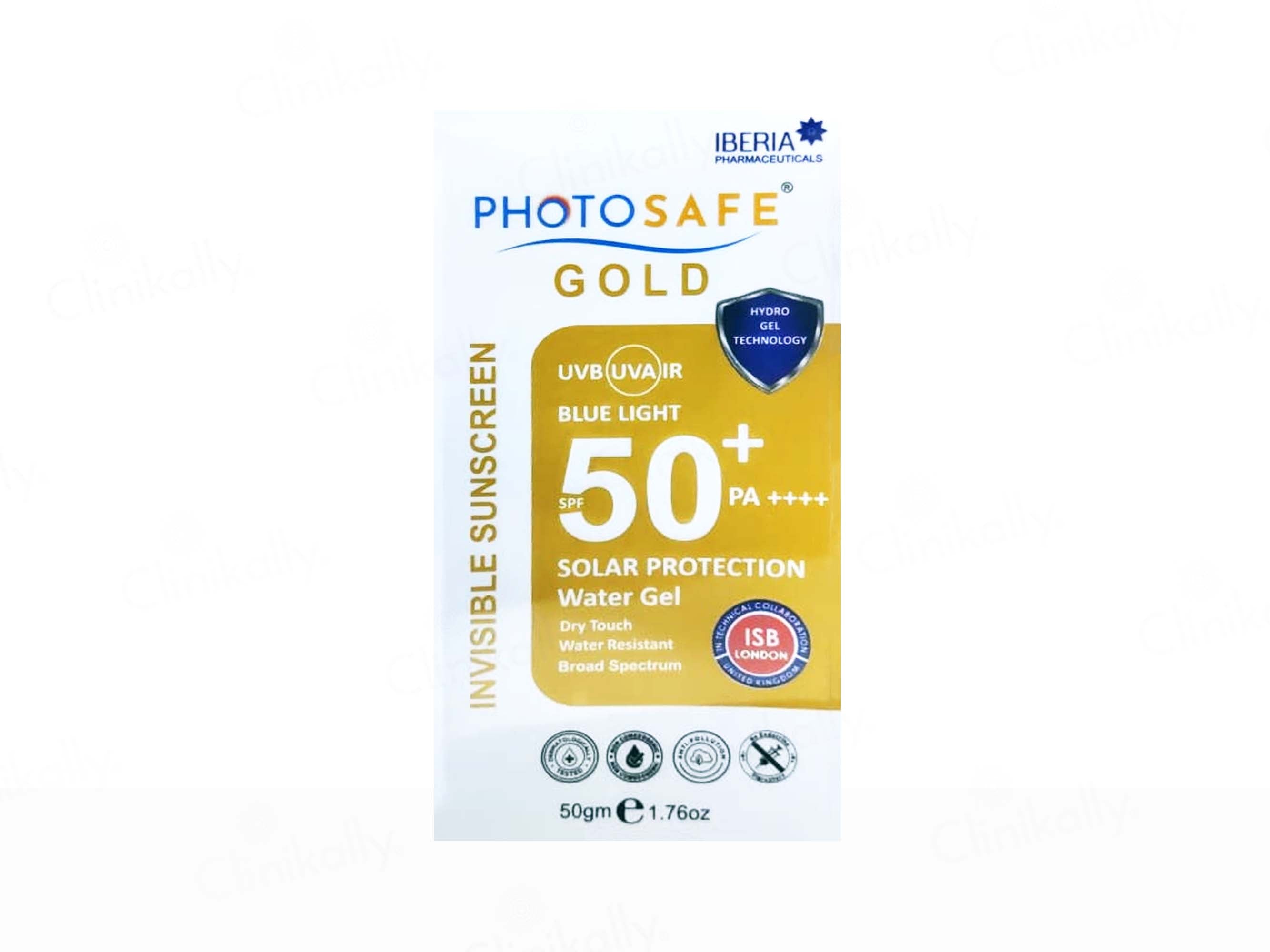 Photosafe Gold Invisible Sunscreen Water Gel