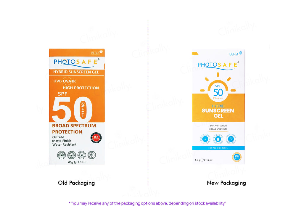 Photosafe Hybrid Broad Spectrum Sunscreen Gel SPF 50 PA++++