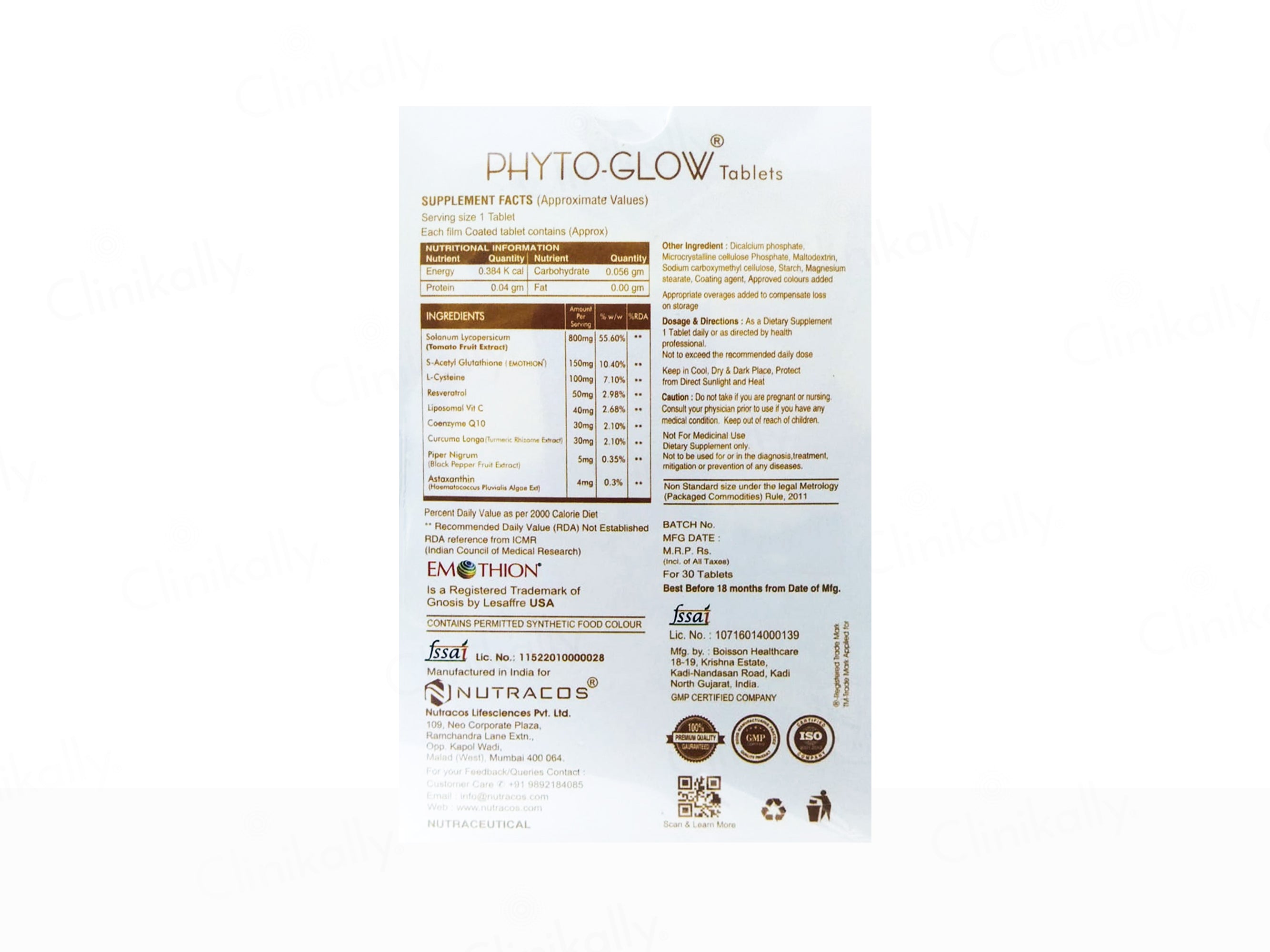 Phyto-Glow Skin Lightening Tablet