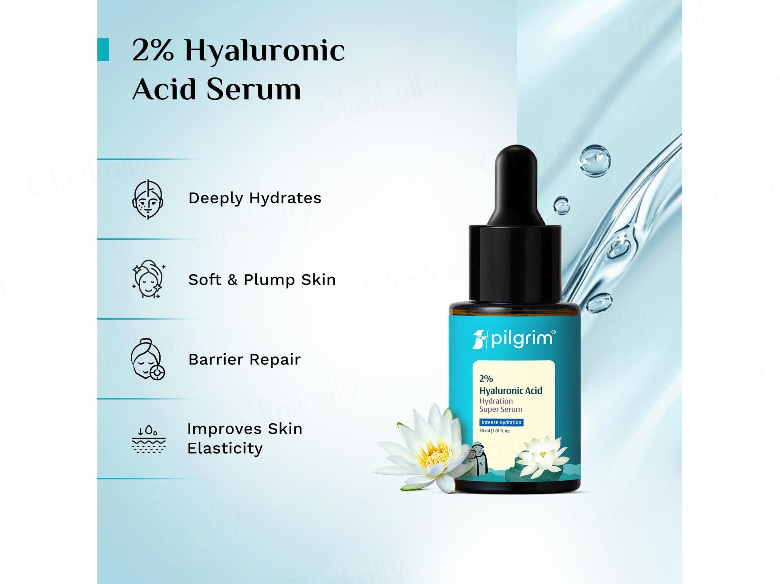 Pilgrim 2% Hyaluronic Acid Hydration Super Serum