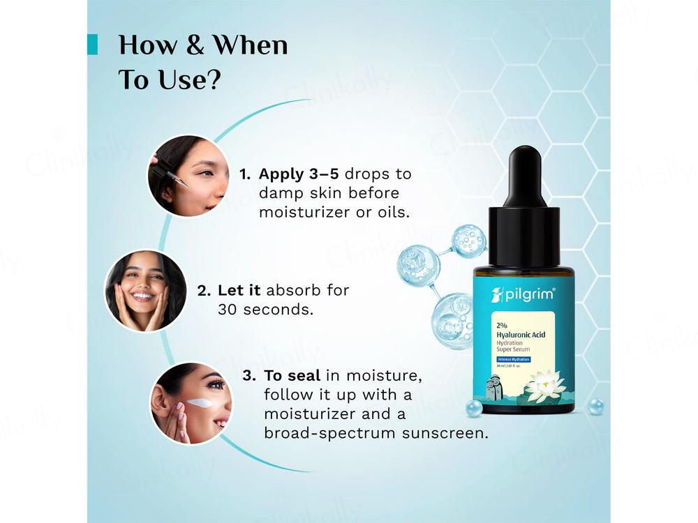Pilgrim 2% Hyaluronic Acid Hydration Super Serum
