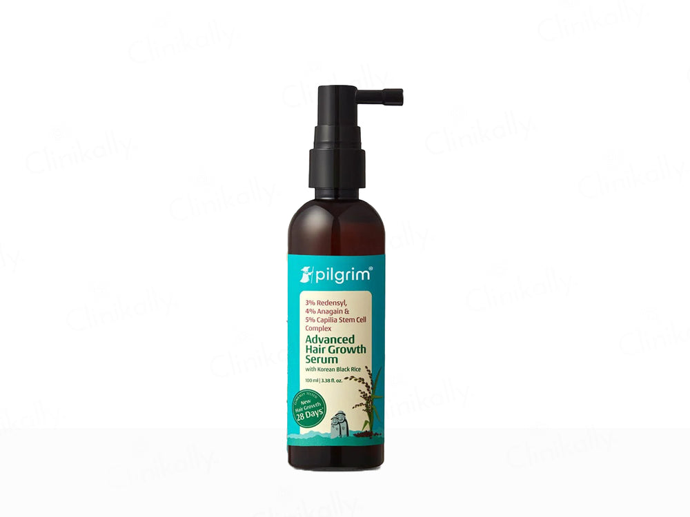 Pilgrim 3% Redensyl & 4% Anagain Advanced Hair Growth Serum With Korean Black Rice