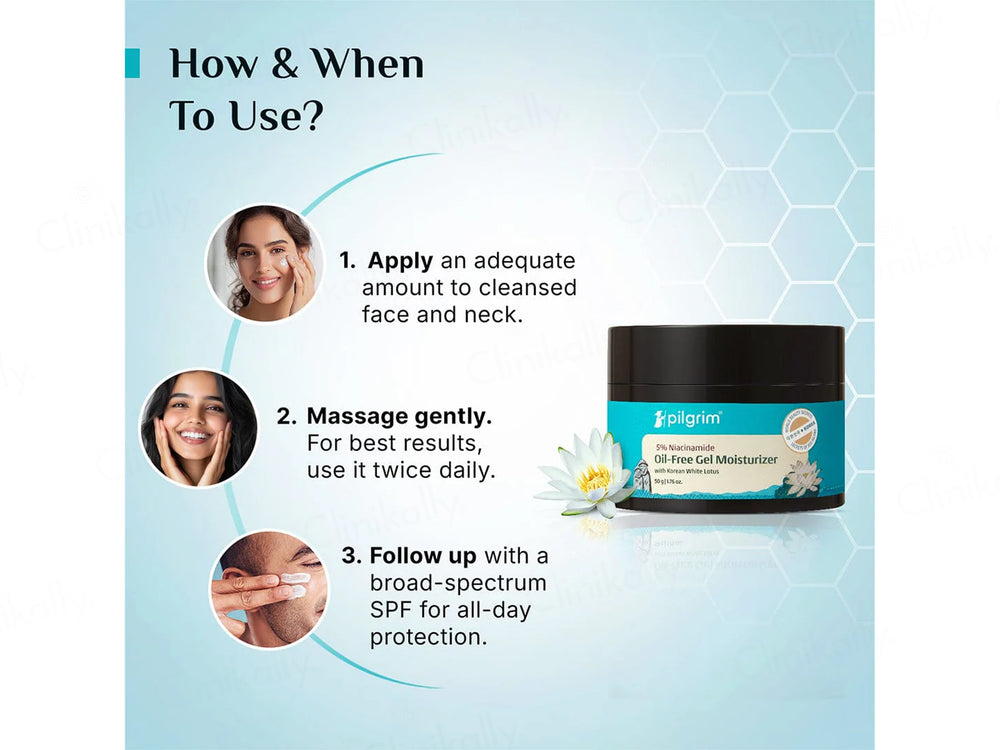 Pilgrim 5% Niacinamide Oil-Free Gel Moisturizer