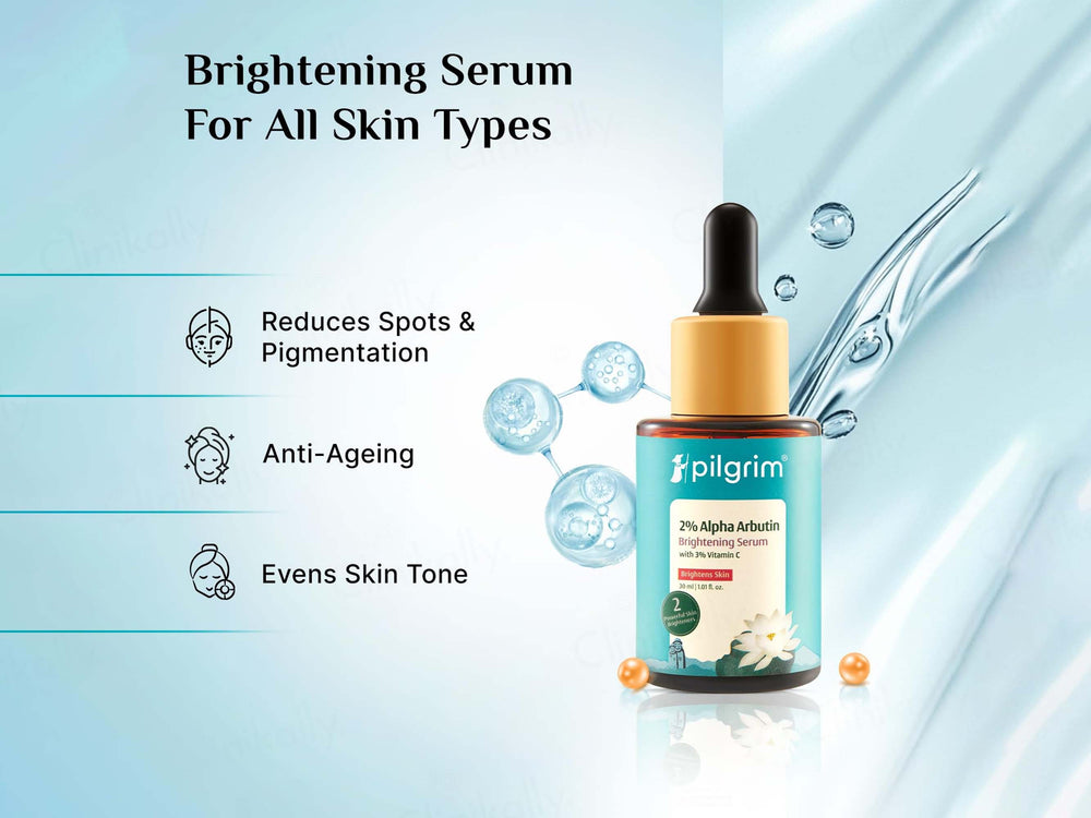 Pilgrim Alpha Arbutin & Vitamin C Brightening Serum