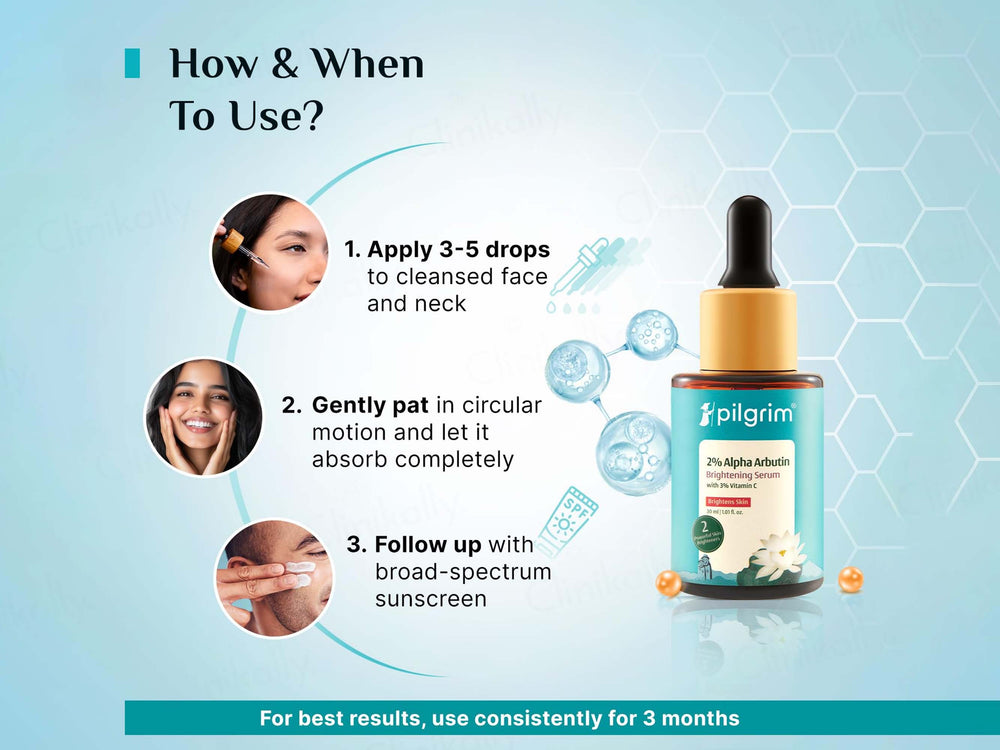 Pilgrim Alpha Arbutin & Vitamin C Brightening Serum