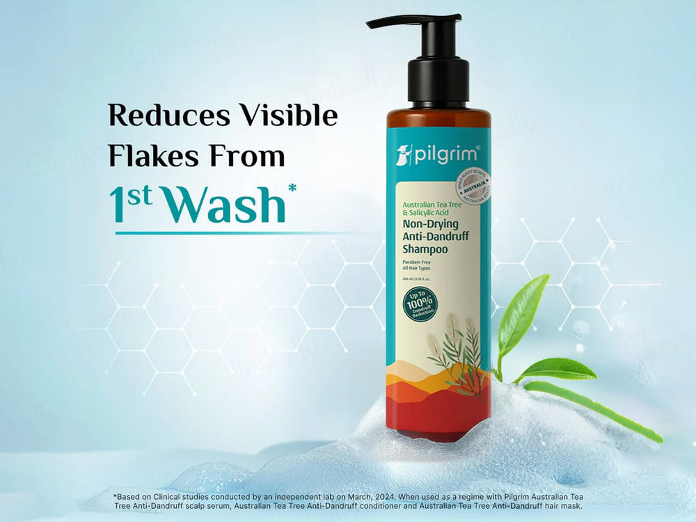 Pilgrim Australian Tea Tree & Salicylic Acid Non-Drying Anti-Dandruff Shampoo