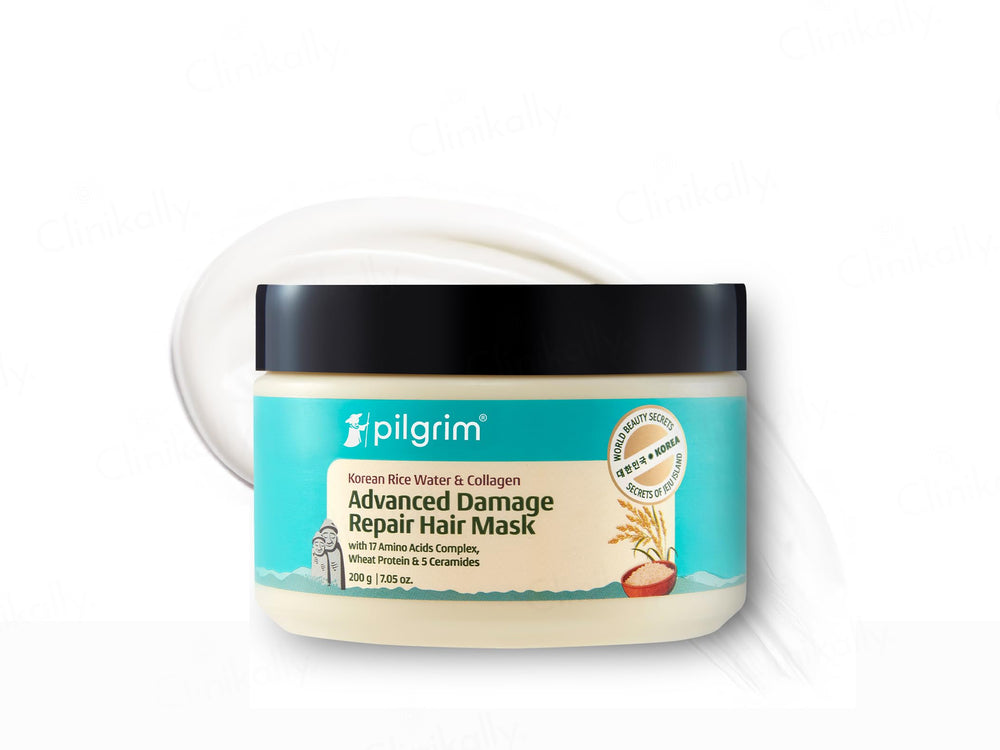 Pilgrim Korean Rice Water & Collagen Advanced Damaged Repair Hair Mask