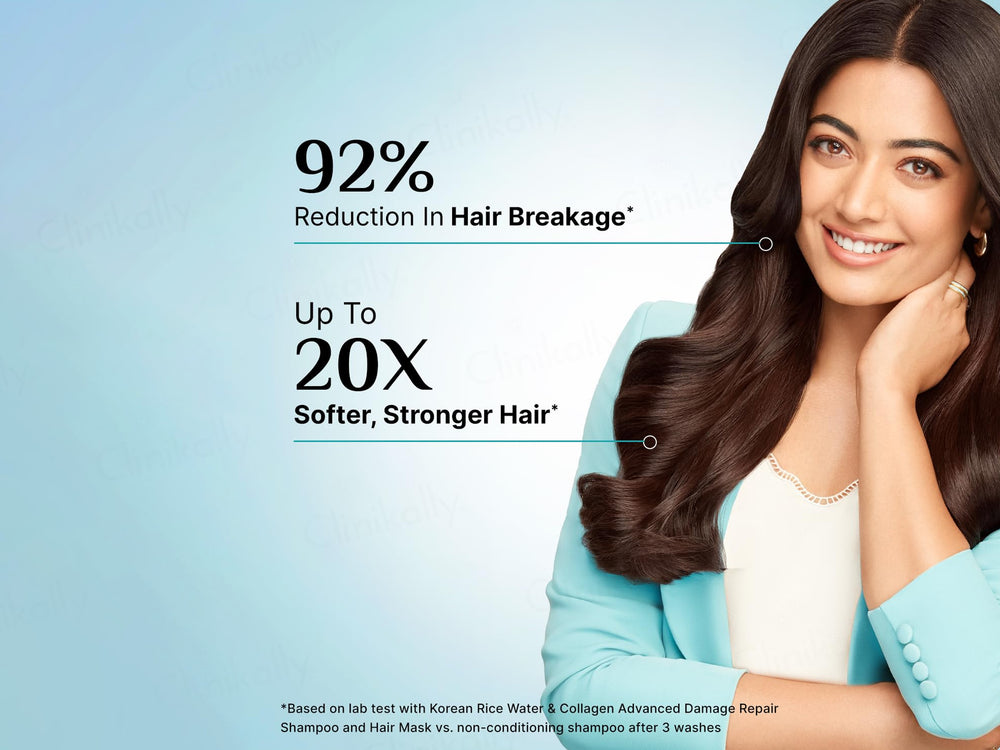 Pilgrim Korean Rice Water & Collagen Advanced Damaged Repair Shampoo