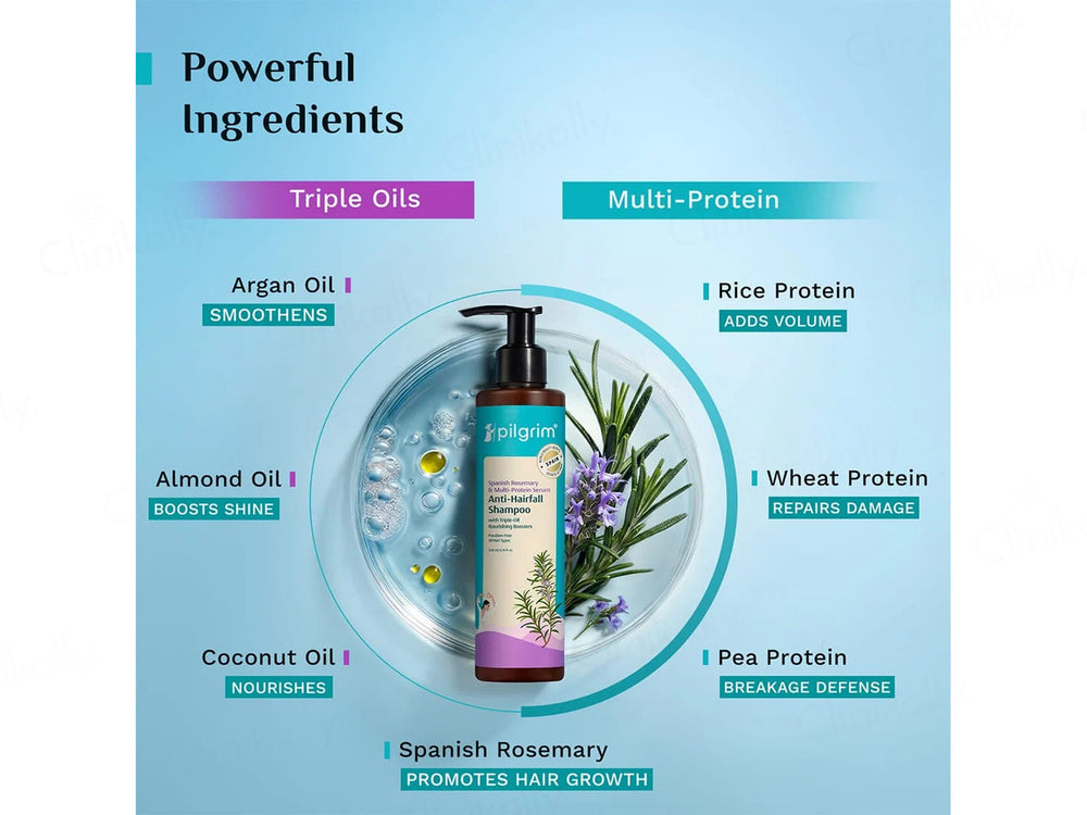 Pilgrim Spanish Rosemary & Biotin Anti-Hairfall Shampoo