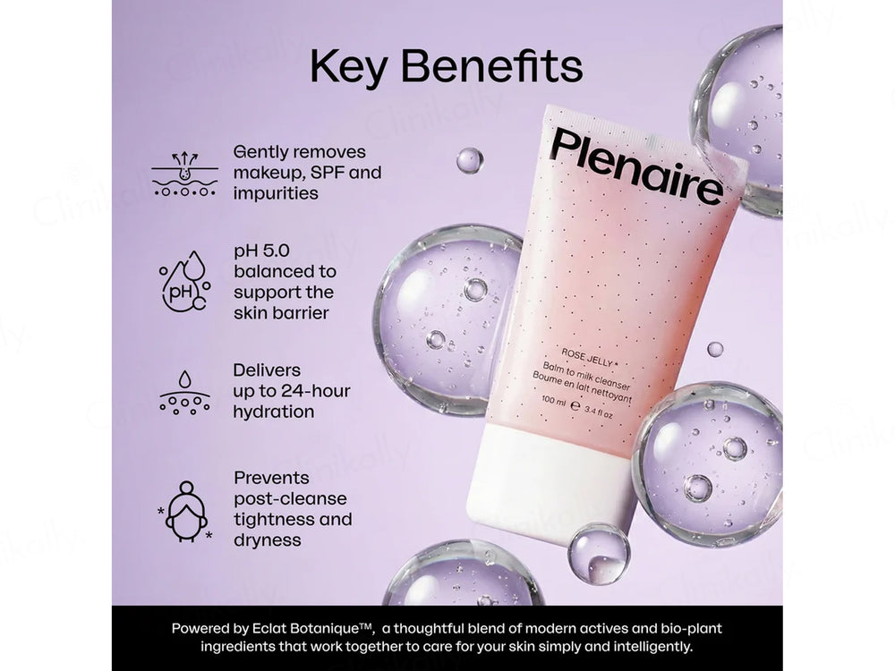 Plenaire Rose Jelly Balm To Milk Cleanser