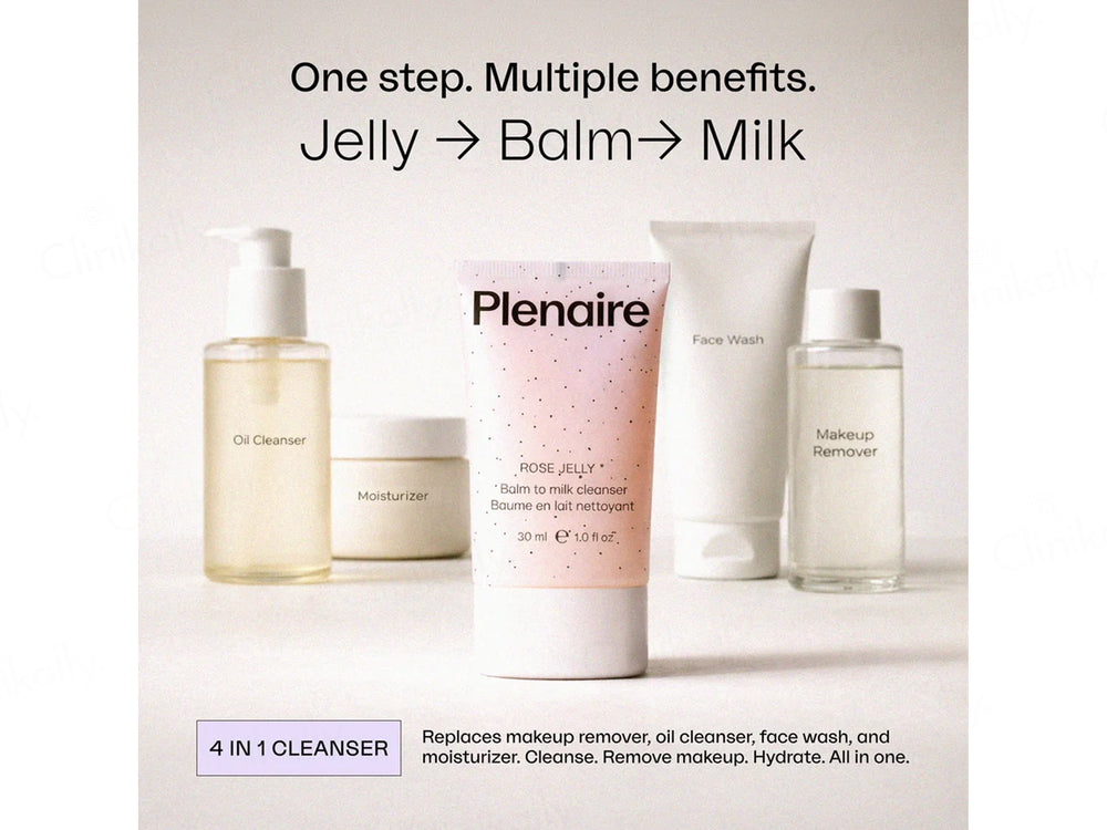 Plenaire Rose Jelly Balm To Milk Cleanser