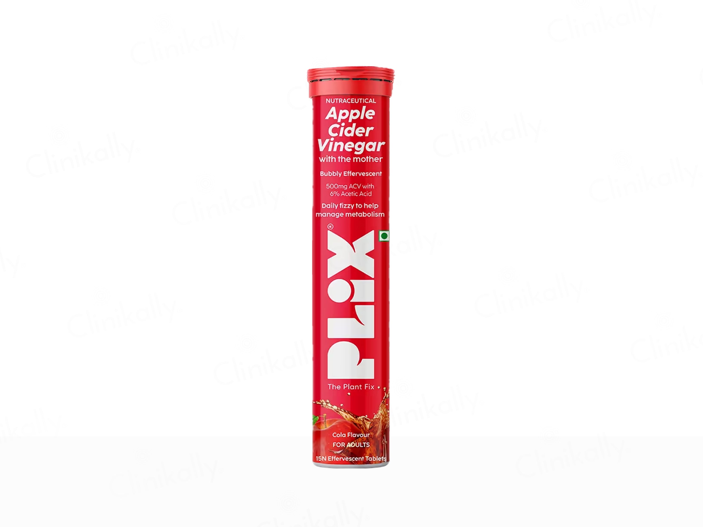Buy Plix Apple Cider Vinegar Effervescent Tablet Online at Best Price |  Clinikally