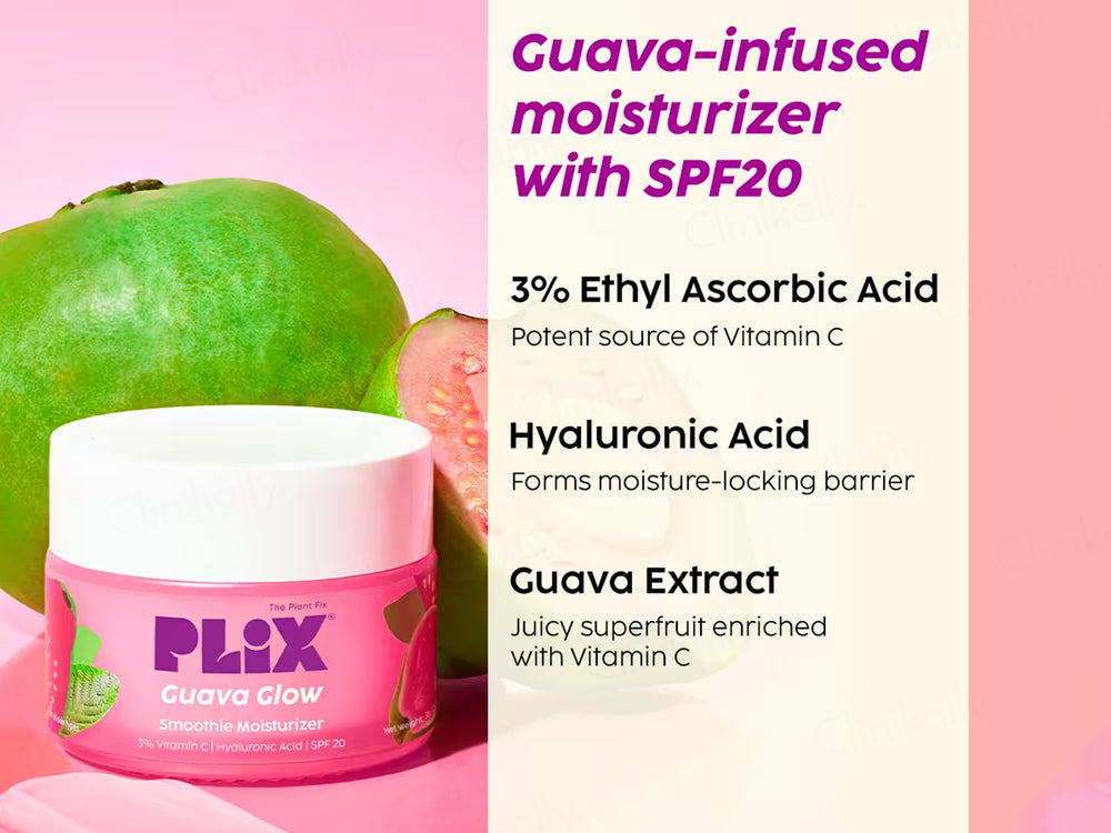 Plix Guava Glow Smoothie Moisturizer