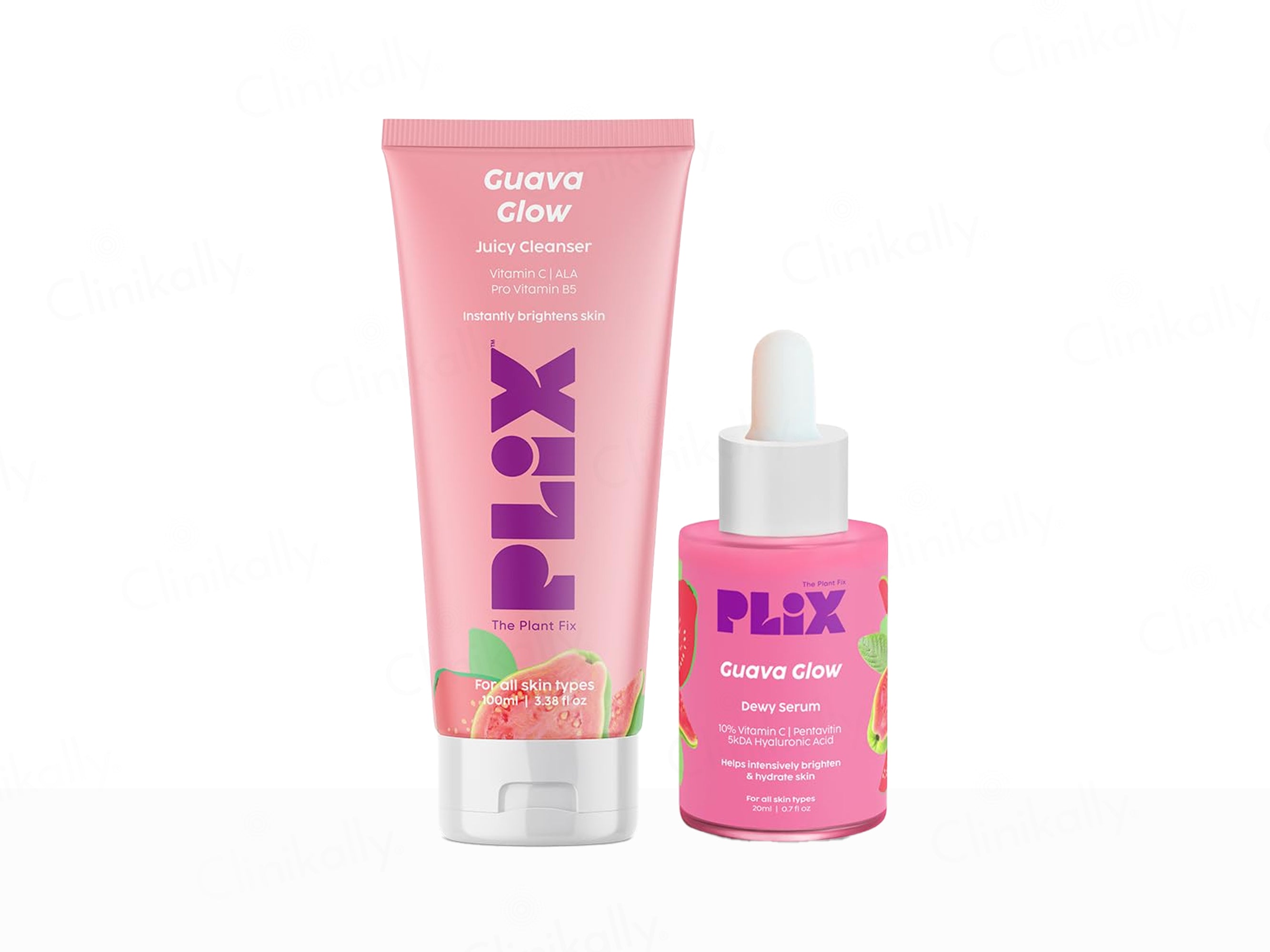 Plix Guava Super Glow Duo Kit