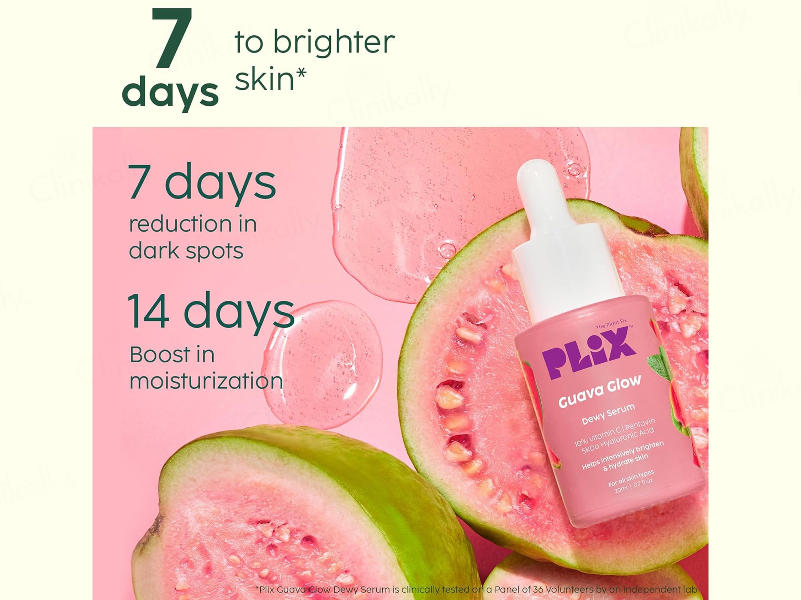 Plix Guava Super Glow Trio Kit