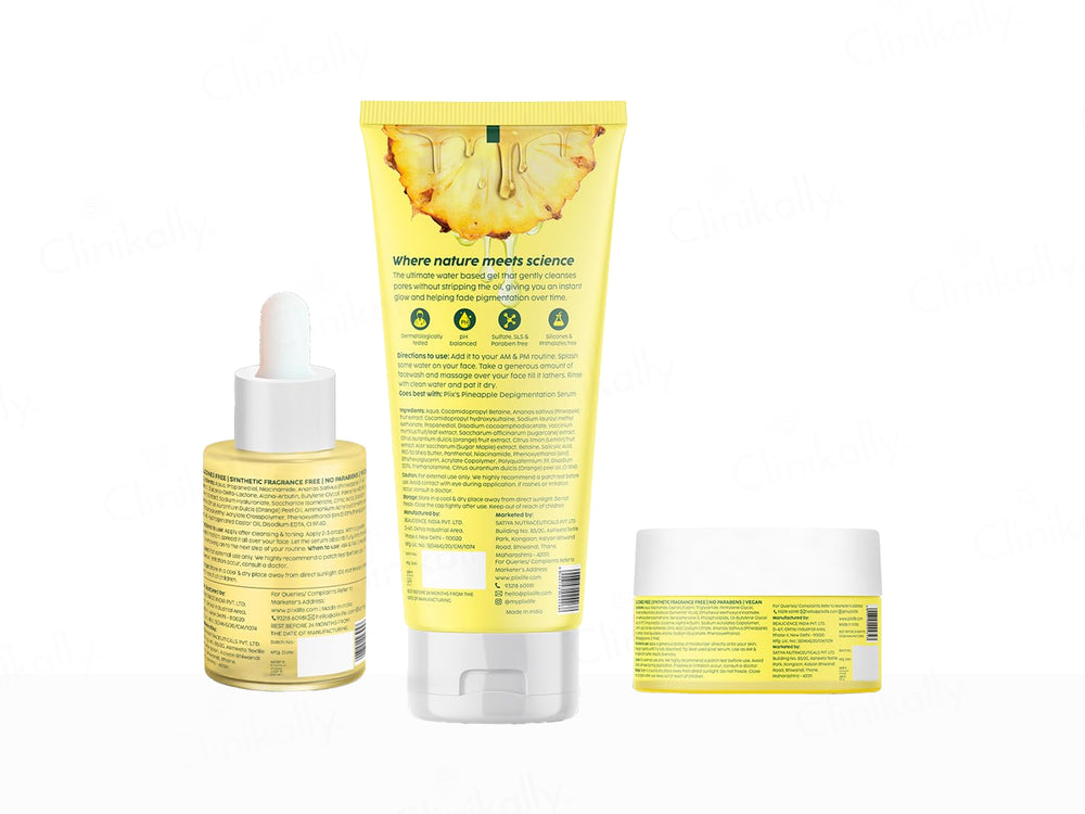 Plix Pineapple De-Pigmentation Trio Kit