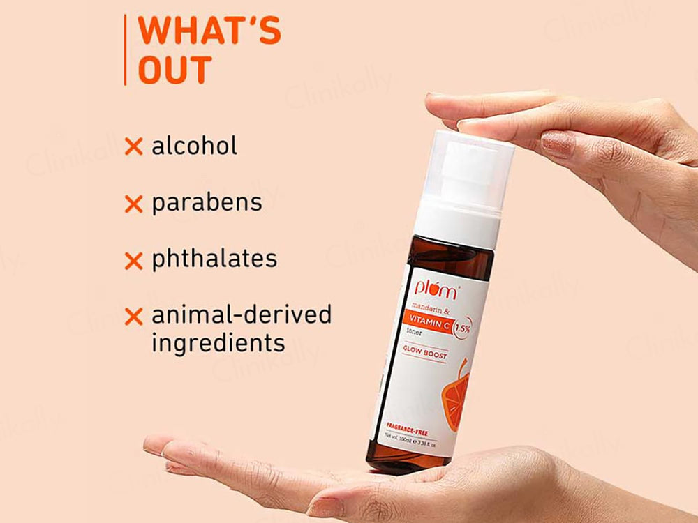 Plum 1.5% Vitamin C Glow Boost Face Toner With Mandarin