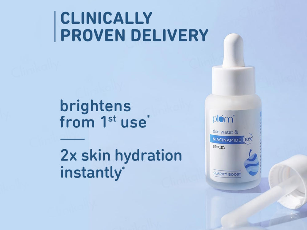 Plum 10% Niacinamide Clarity Boost Face Serum With Rice Water