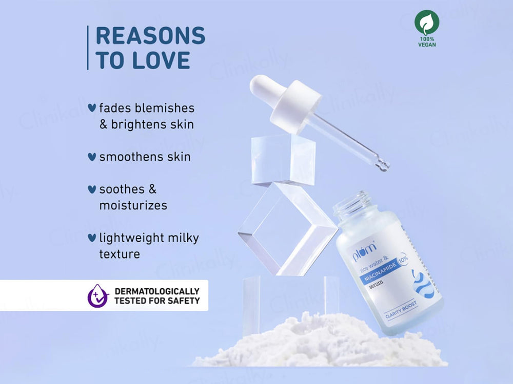 Plum 10% Niacinamide Clarity Boost Face Serum With Rice Water