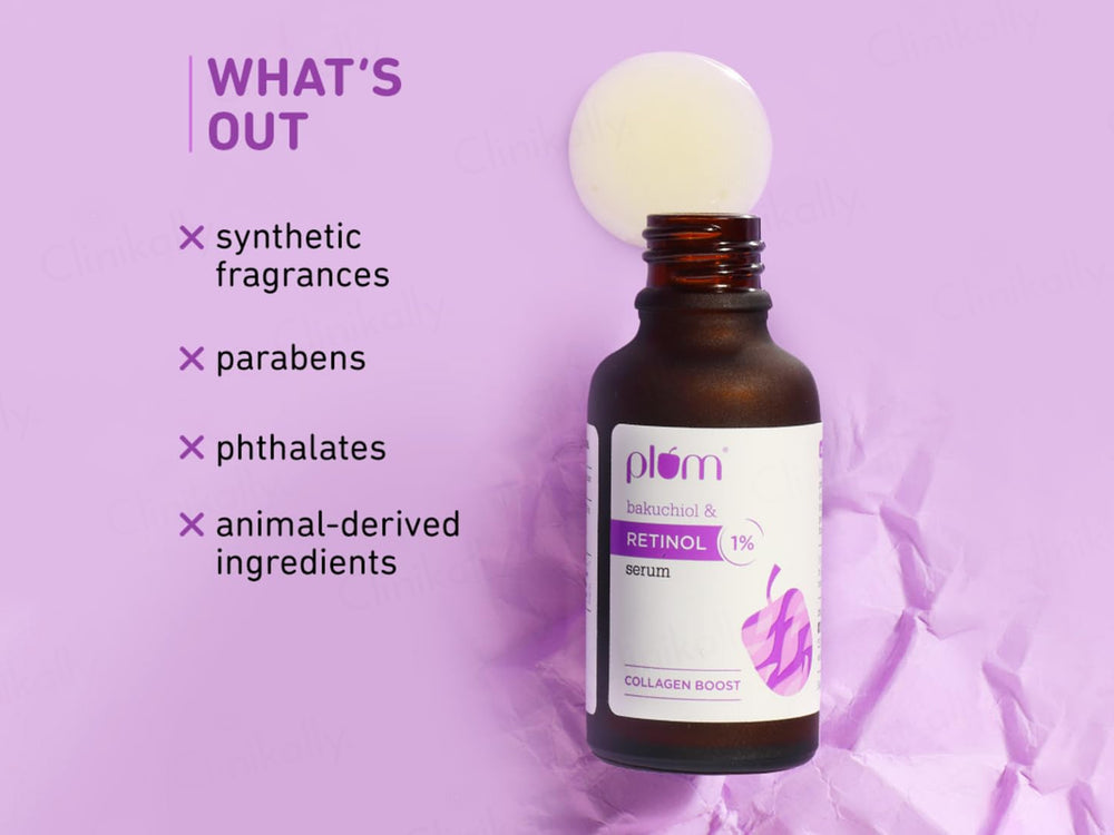 Plum 1% Retinol Collagen Boost Face Serum With Bakuchiol