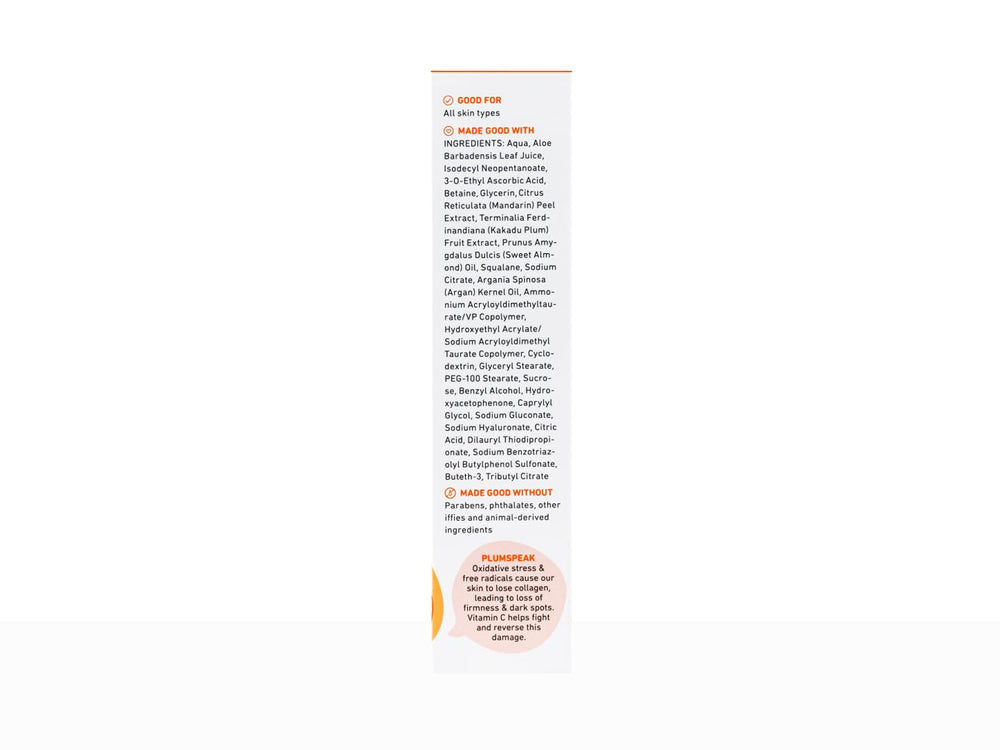 Plum 3% Vitamin C Glow Boost Moisturizer With Mandarin