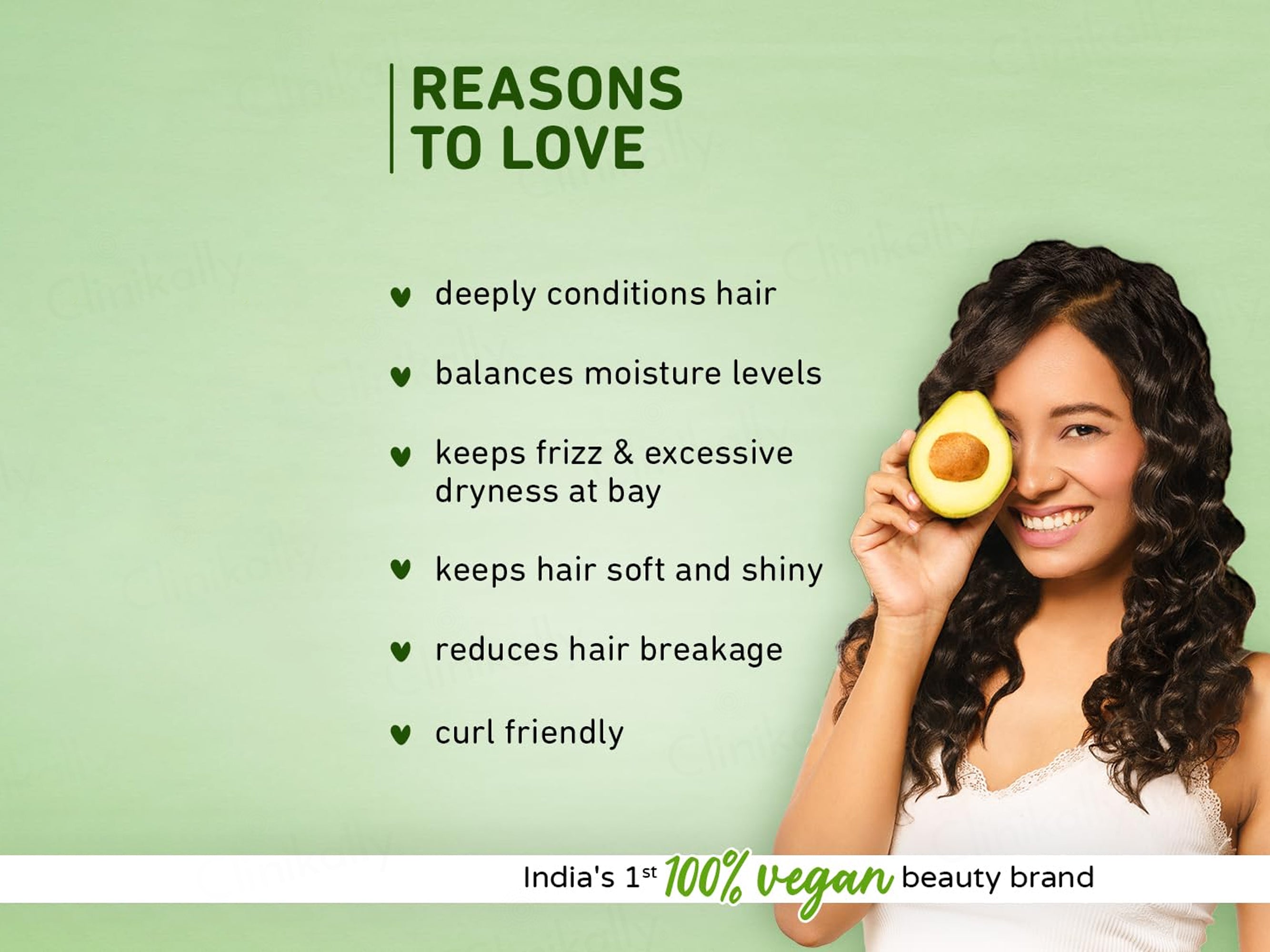 Plum Avocado Nourish-Up Hair Mask For Dry and Frizzy Hair