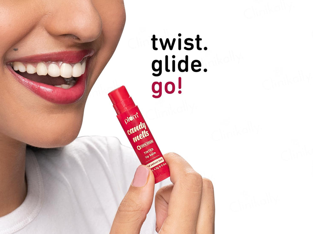 Plum Candy Melts Red Velvet Love Tinted Lip Balm