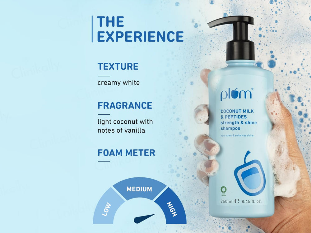 Plum Coconut Milk & Peptides Strength & Shine Shampoo