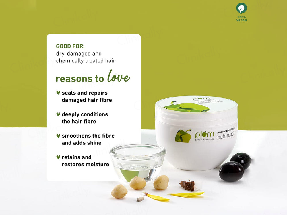 Plum Olive & Macadamia Mega Moisturizing Hair Mask