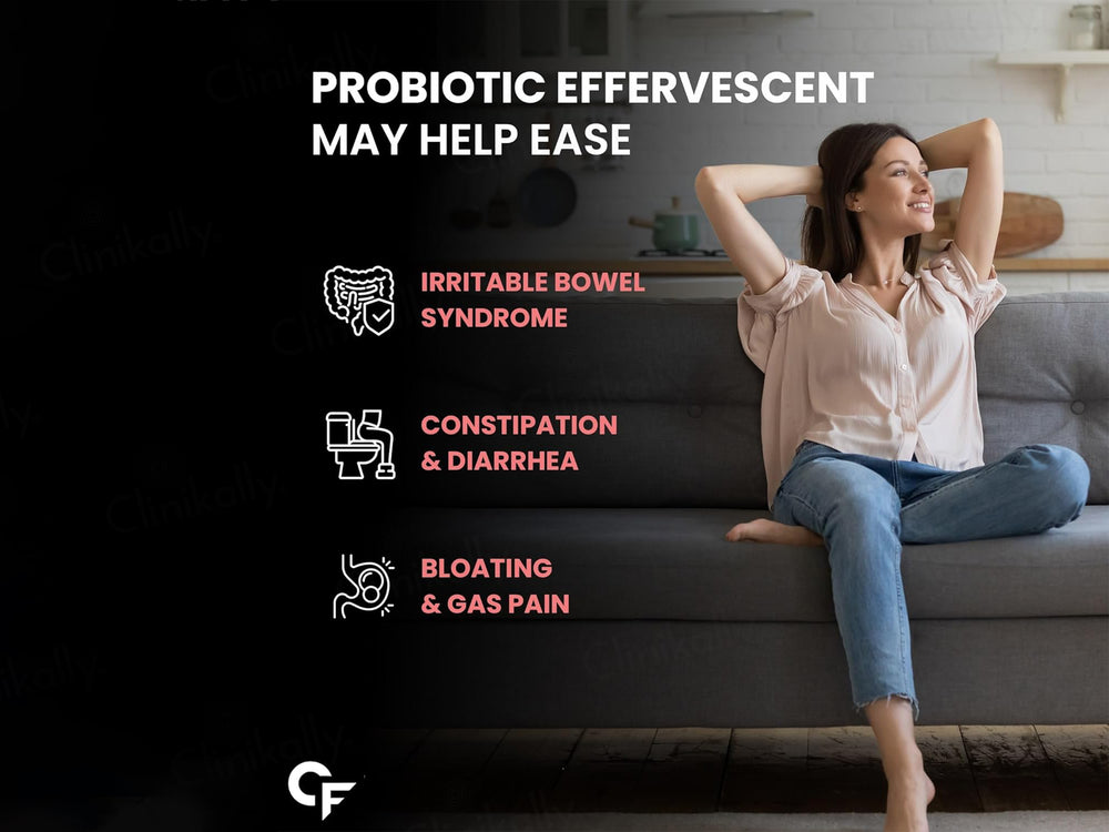 Carbamide Forte Probiotics 50 Bn + Prebiotics Effervescent Tablet - Cranberry Flavour