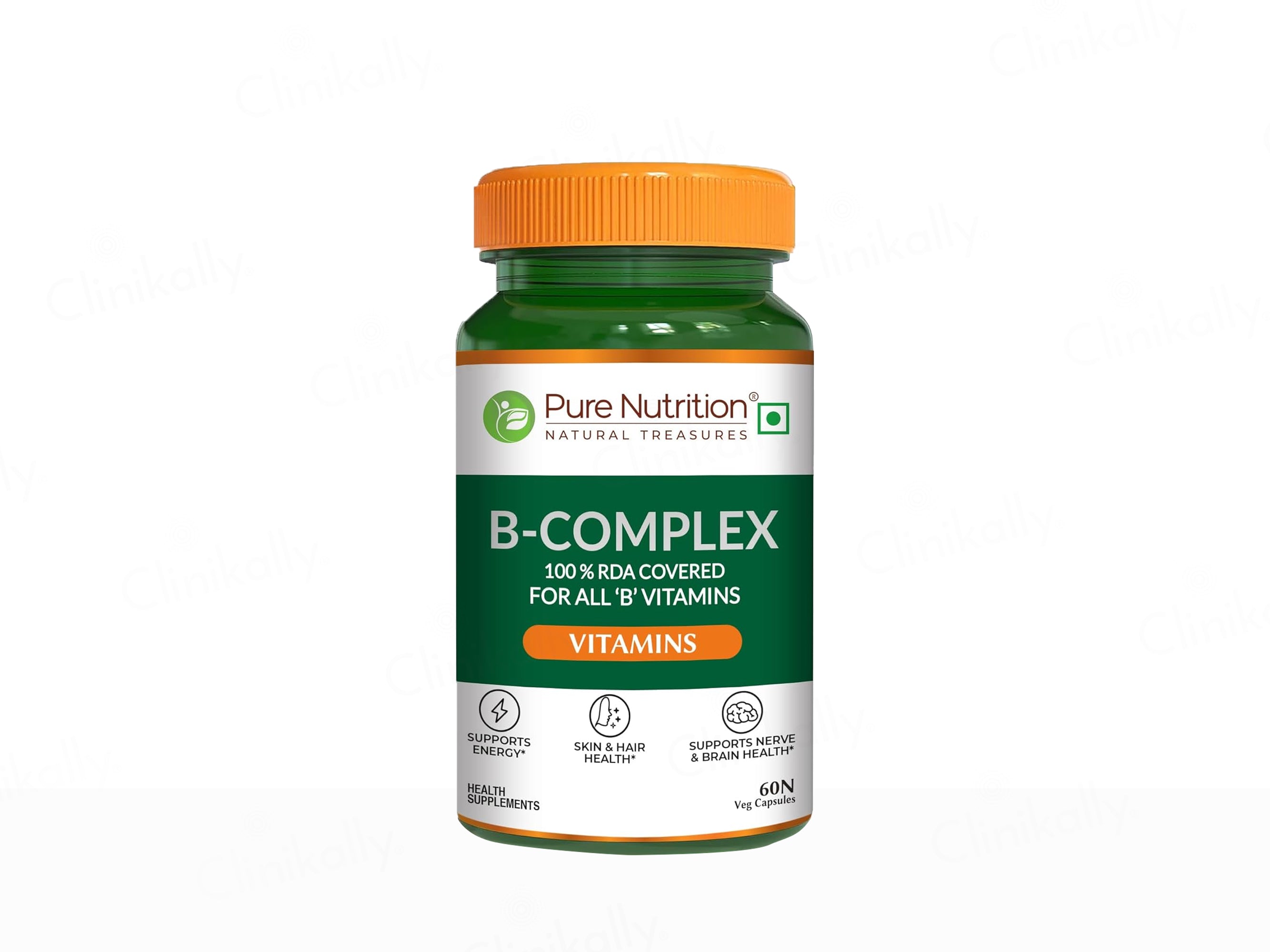Pure Nutrition B-Complex Health Supplement Veg Tablet
