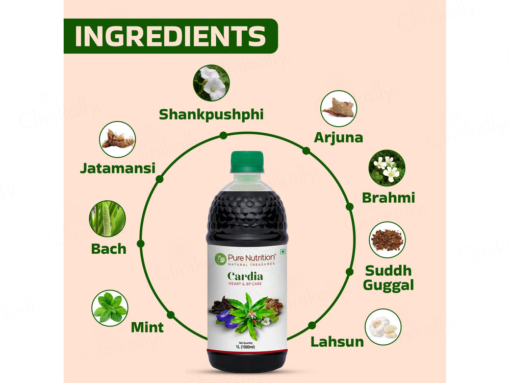 Pure Nutrition Cardia Heart & BP Care Juice