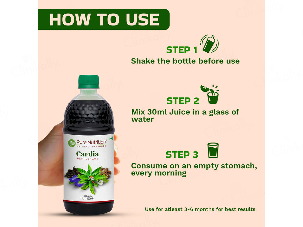 Pure Nutrition Cardia Heart & BP Care Juice