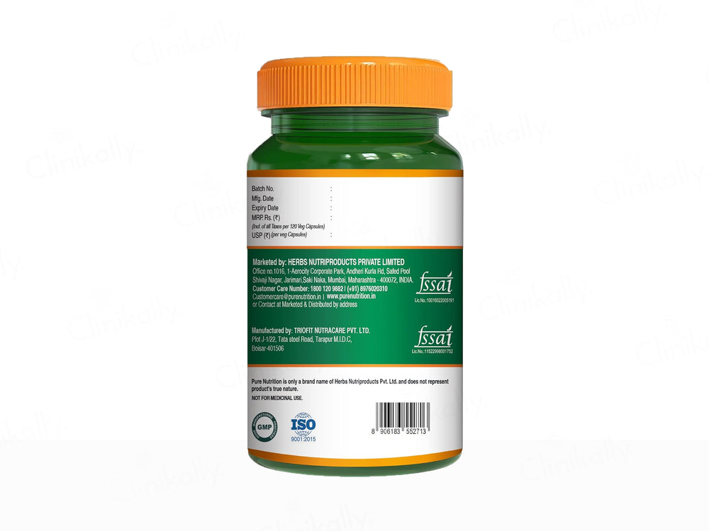 Pure Nutrition Copper + Green Tea Extract Veg Capsule