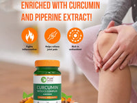 Pure Nutrition Curcumin With C3 Complex & Bioperine Veg Capsule
