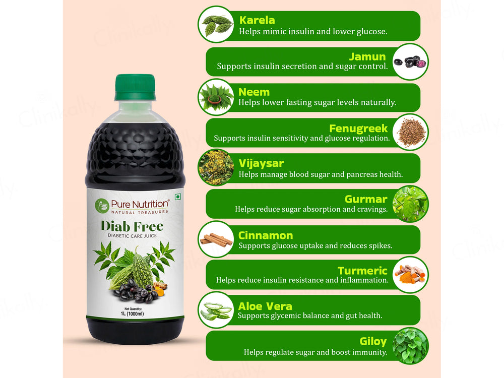 Pure Nutrition Diab Free Diabetic Care Juice
