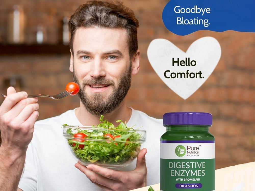 Pure Nutrition Digestive Enzymes With Bromelain Veg Capsule