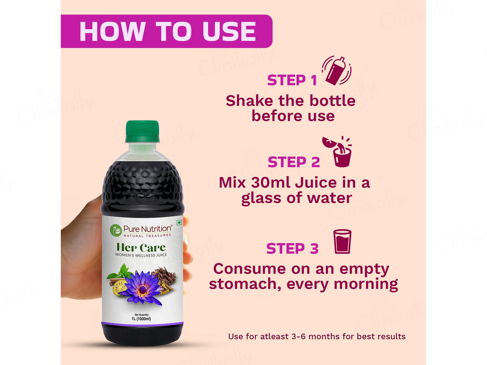 Pure Nutrition Her Care Women's Wellness Juice