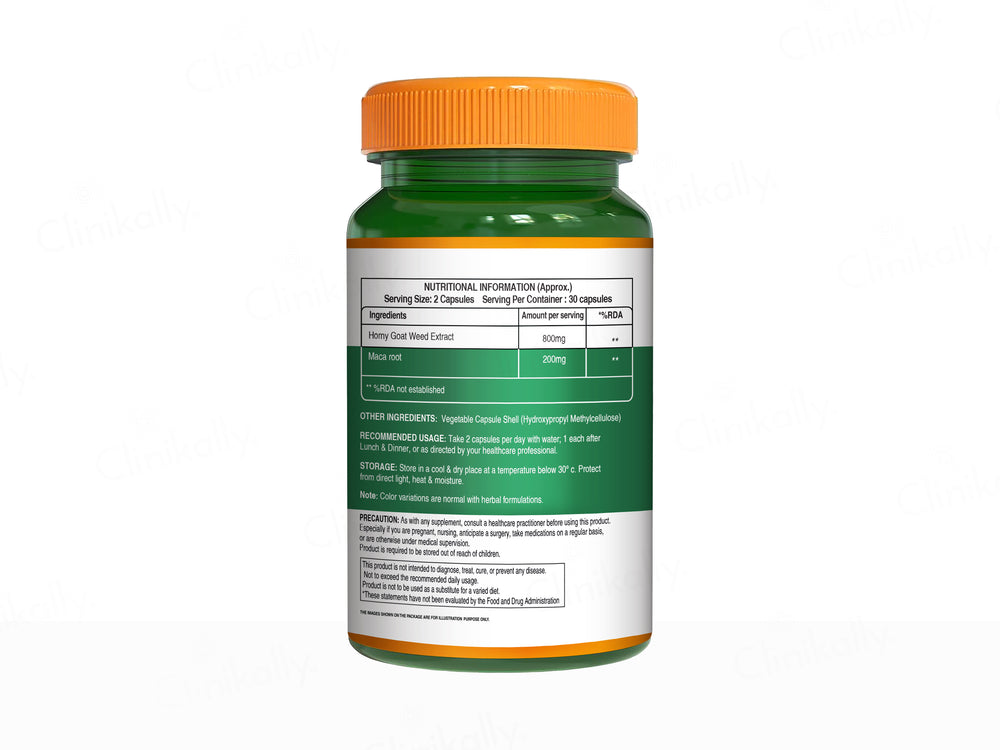 Pure Nutrition Horny Goat Weed 1000mg Veg Capsule