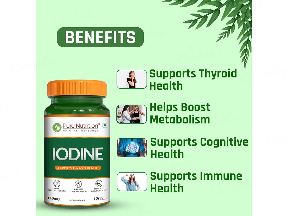 Pure Nutrition Iodine Veg Capsule