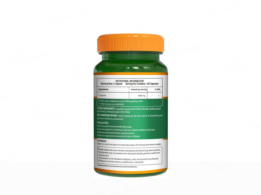 Pure Nutrition L-Taurine 1000mg Veg Capsule