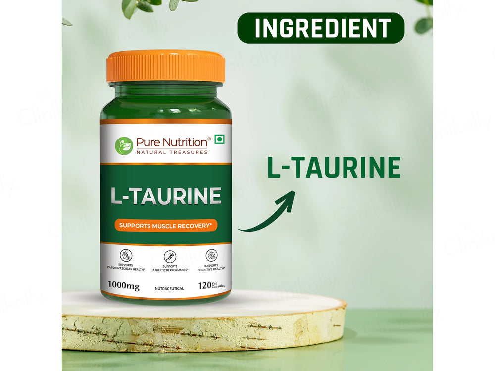 Pure Nutrition L-Taurine 1000mg Veg Capsule
