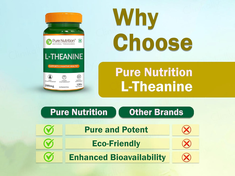 Pure Nutrition L-Theanine 200mg Veg Capsule