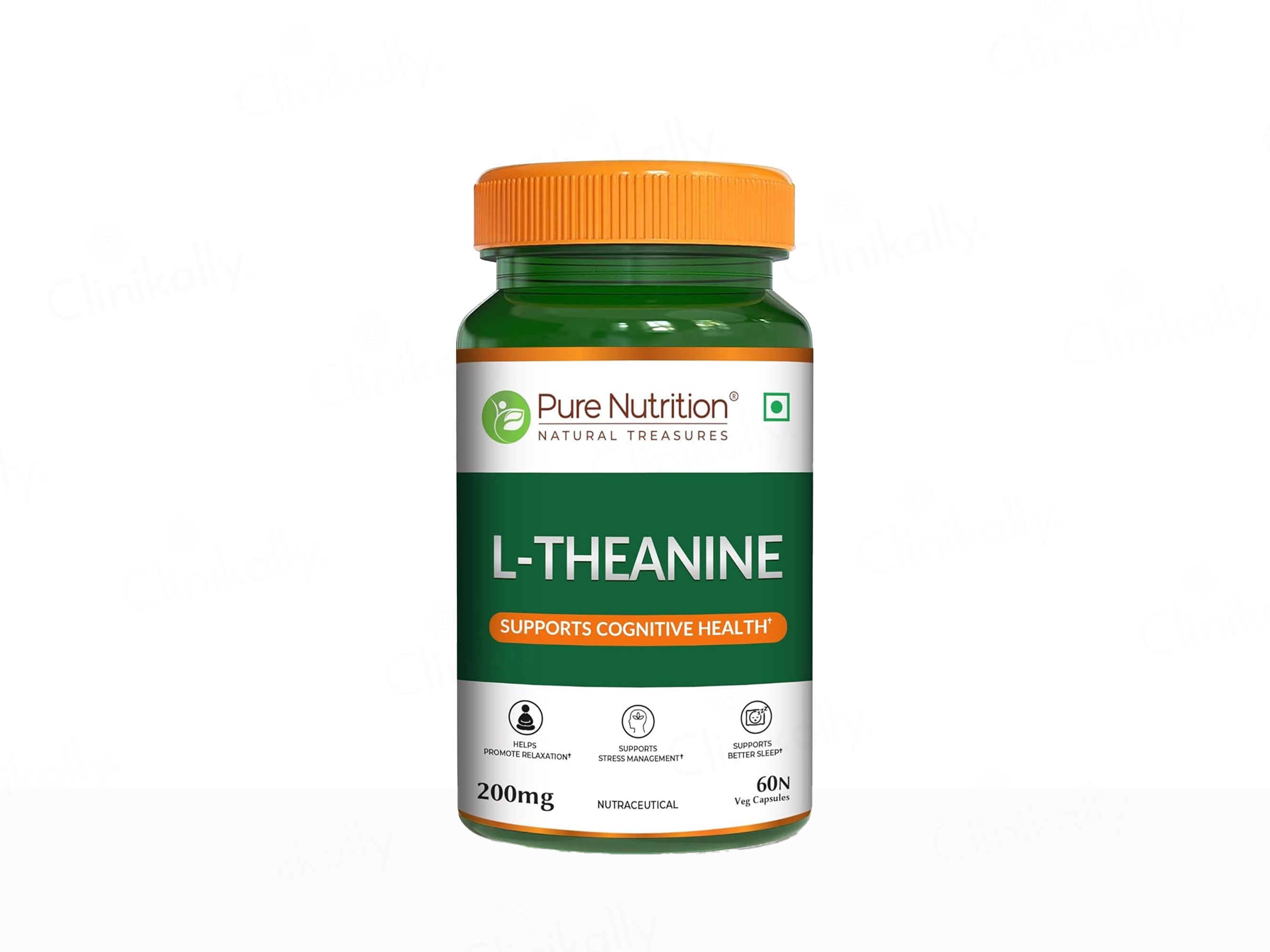 Pure Nutrition L-Theanine 200mg Veg Capsule