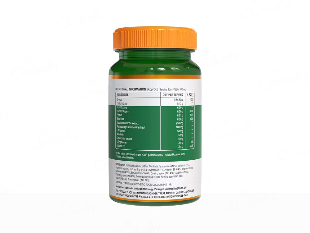 Pure Nutrition Melatonin 5mg + Tagar 250mg & Chamomile Sleep Tablet