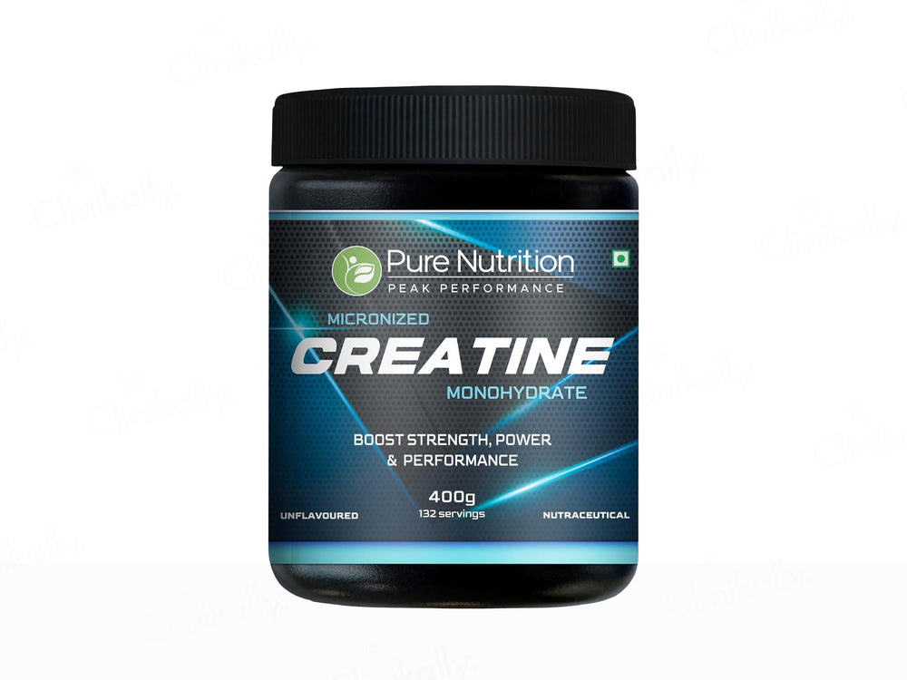 Pure Nutrition Micronized Creatine Monohydrate Nutraceutical Powder - Unflavoured